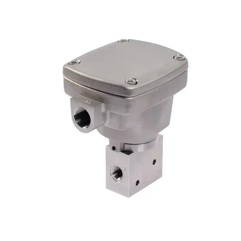 Model 8327 3/2 Way Universal Direct Acting Solenoid Valve 1/4 Inch NPT Thread Brass Body 24V DC Stable Operation