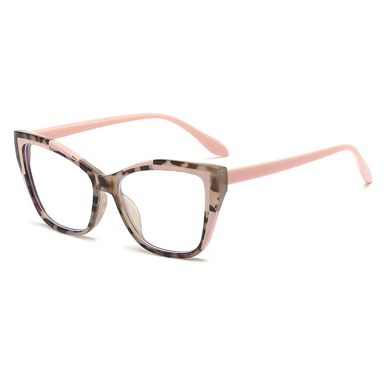 Women Spectacles Frames 2023 Anti Blue Light Computer Glasses Cat Eye Fashion Eye Protection Glass Clear Lens Brand Designer Ins