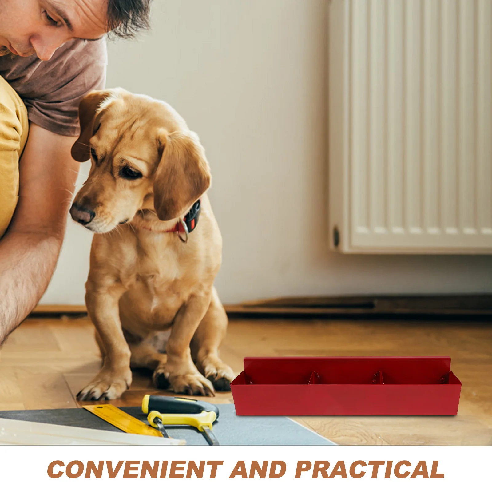 المحمولة المسمار المنظم صندوق متعدد الشبكة أجزاء صغيرة صندوق تخزين الصلب أداة الحال بالنسبة المرآب إصلاح السيارات النجارة لحام #4