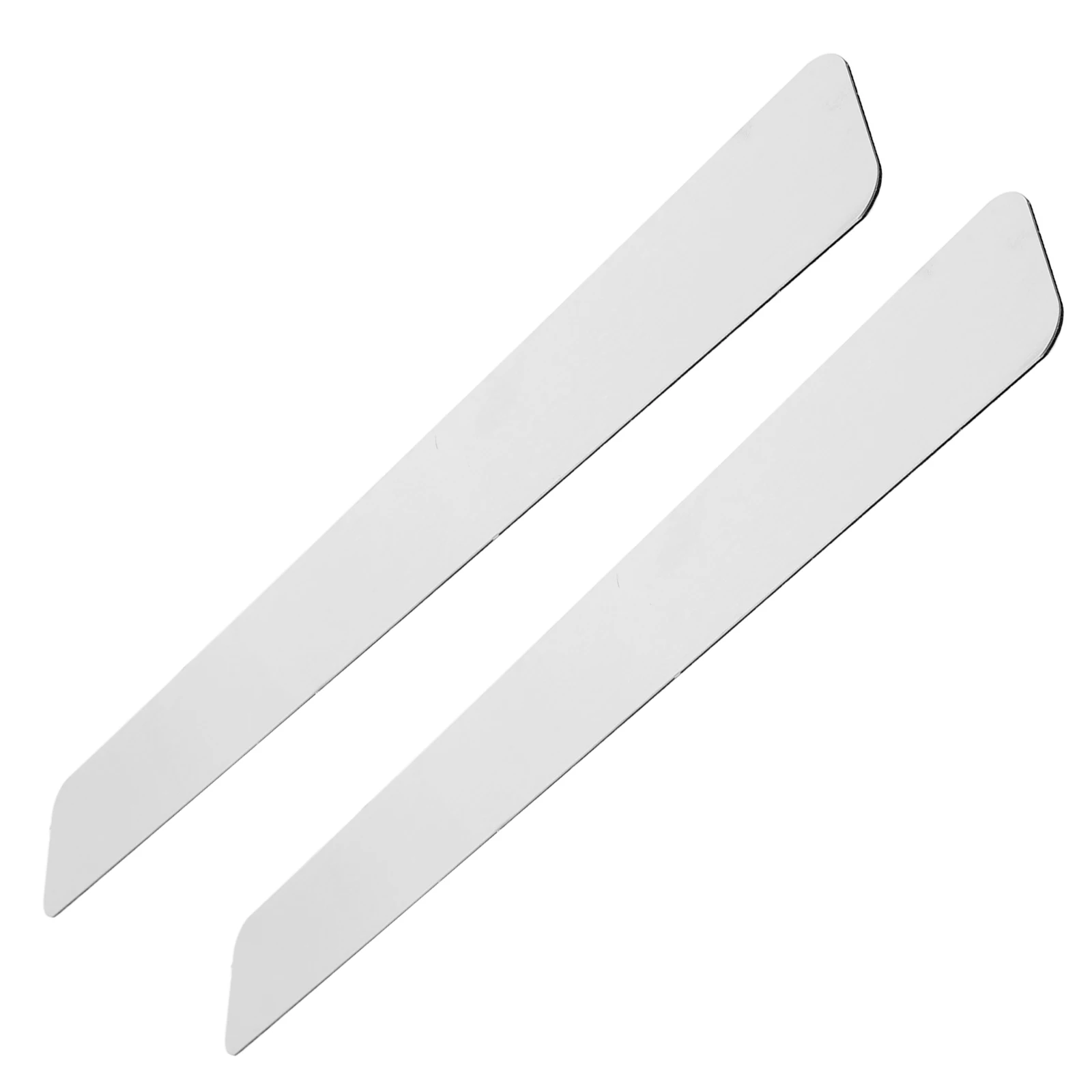 

2Pcs Photo Wall Message Board Blackboard Metal Strips Waterproof Supplies Iron Adhesive Backing Easy Installation