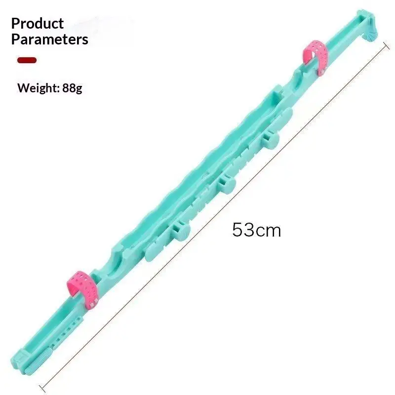 1PC 7th Gen Fishing Rod Line Winder 53cm Extendable Quick Coiler With Double Hook For Hand Poles And Telescopic Rods