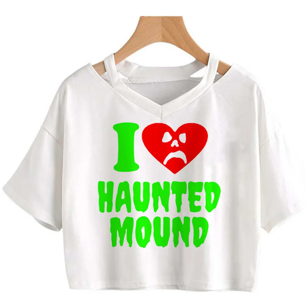 Sematary i Love Haunted Mound top women streetwear funny manga Tee female designer clothes