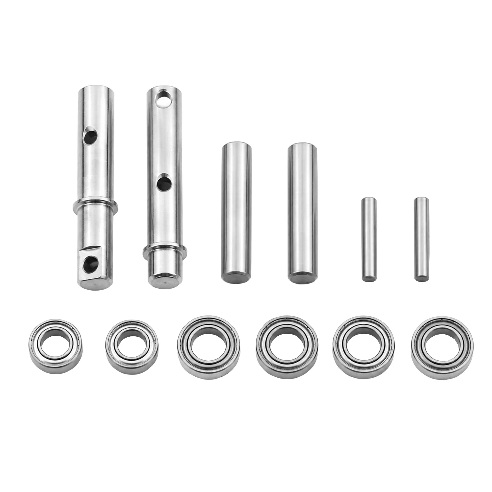 Metal Gearbox Output Shaft & Ball Bearing Upgrade Kit For MJX 1/12 H12Y H12Y+ H12P RC Off Road Truck