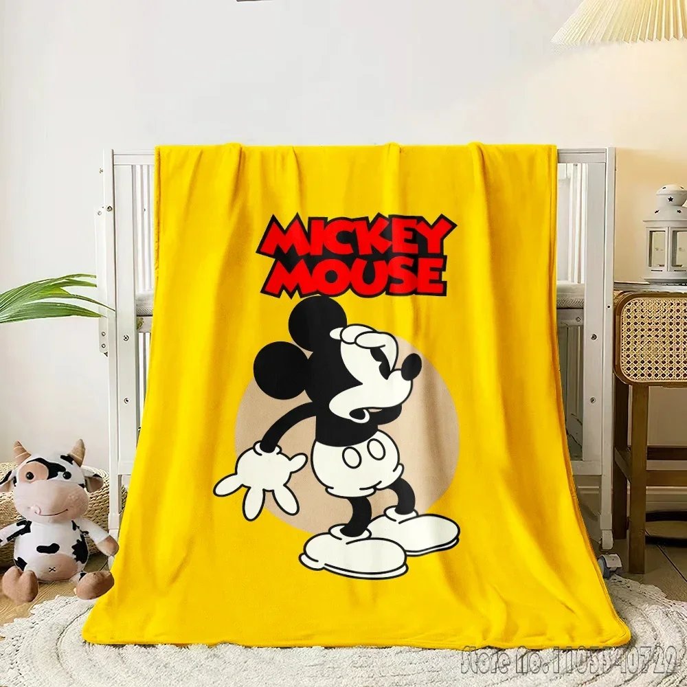 Selimut rumah klub Mickey Mouse. Selimut musiman. Digunakan untuk sofa, tempat tidur, Ruang Keluarga, piknik perjalanan, selimut, hadiah, selimut tipis