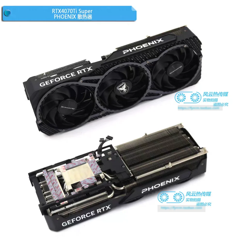 New Original for GAINWARD RTX4070 RTX4070Ti PHOENIX RTX4080 PHANTOM Graphics Video Card Cooler Radiator