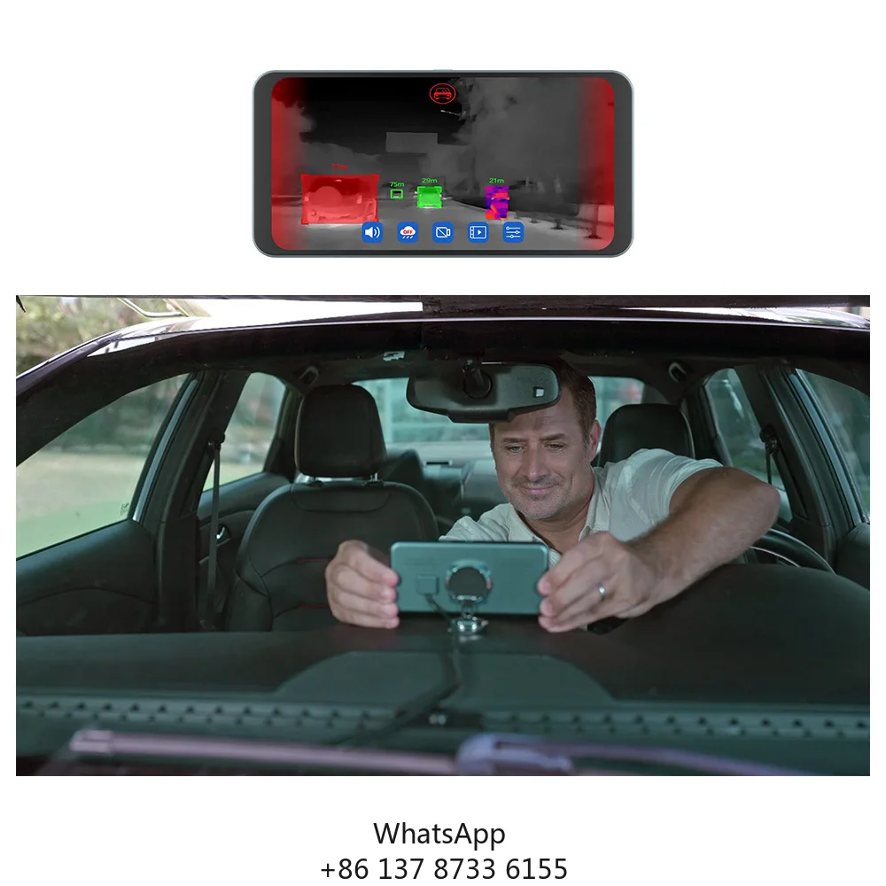 

Infrared Vehicle-mounted Night Vision Automotive Thermal Imaging Dashcam For Driving Car Front Camera