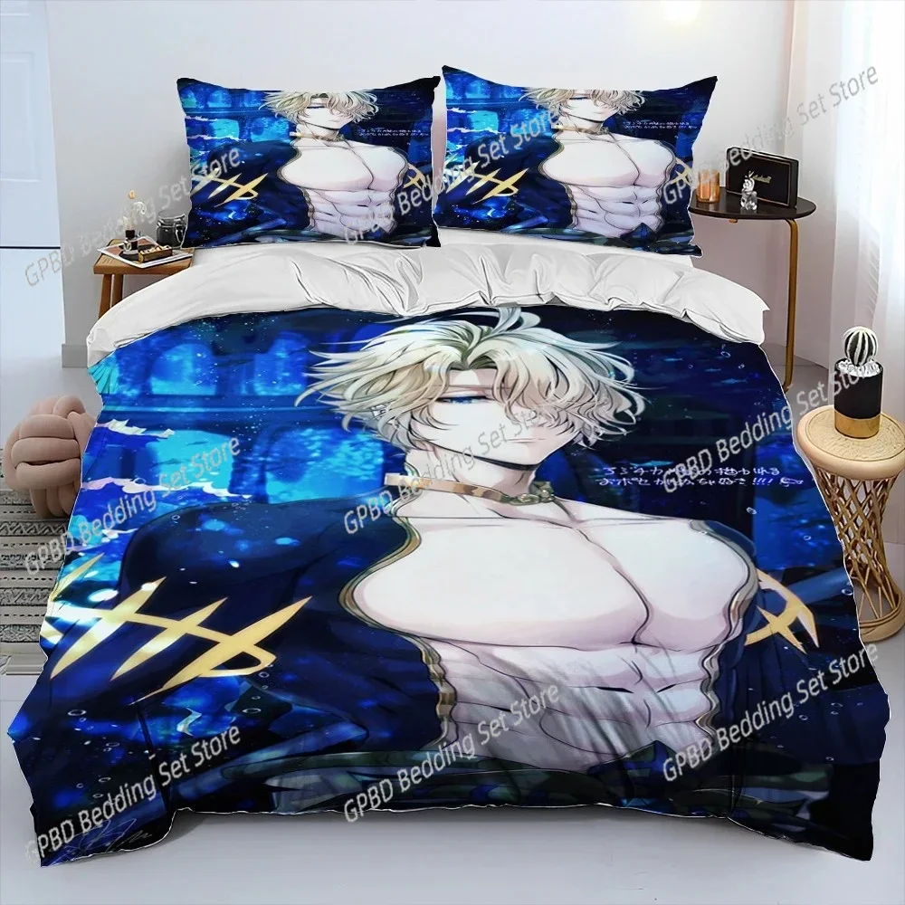 Anime Record of Ragnarok 3D Bedding Set Duvet Cover Pillowcases Single Twin Full Queen King Size Home Decor Quilt Boys Gift