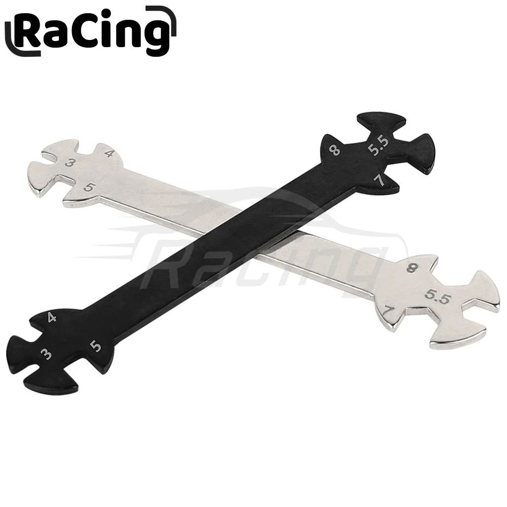 RC Car Model Tool Nut Spanner Multi Turnbuckle Wrench 3mm 4mm 5mm 5.5mm 7mm 8mm RC Replacement Parts Wrench Spanner