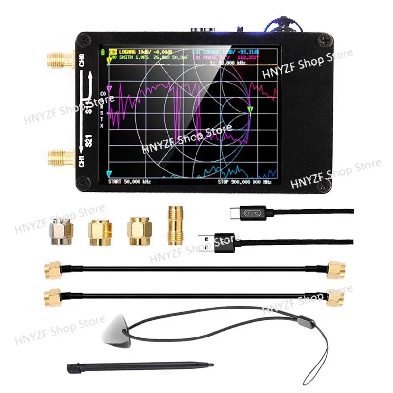 Upgraded Antenna Vector Network Antenna Analyzer MF HF VHF UHF with SD Card Slot