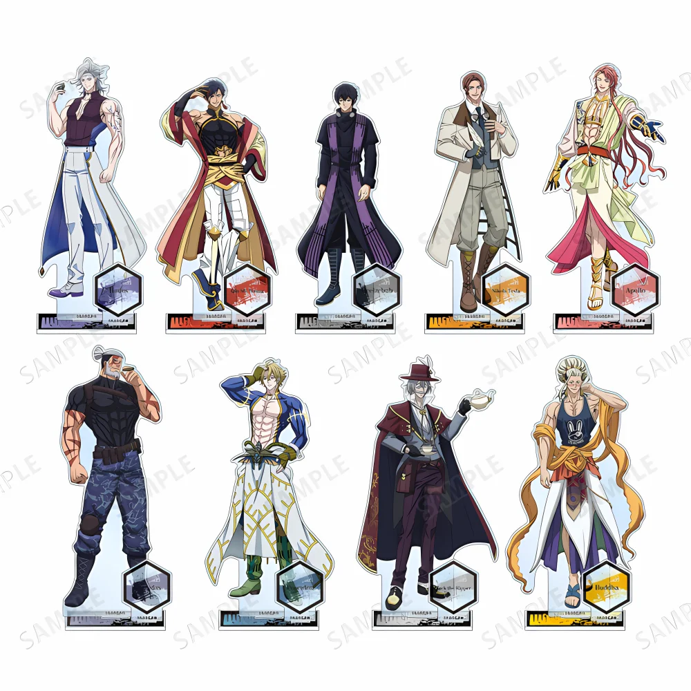 

15cm New Acrylic Stand keychain Figures Anime Record of Ragnarok Cosplay Aphrodite Brunhilde Geru Randgriz Standing Model Plate