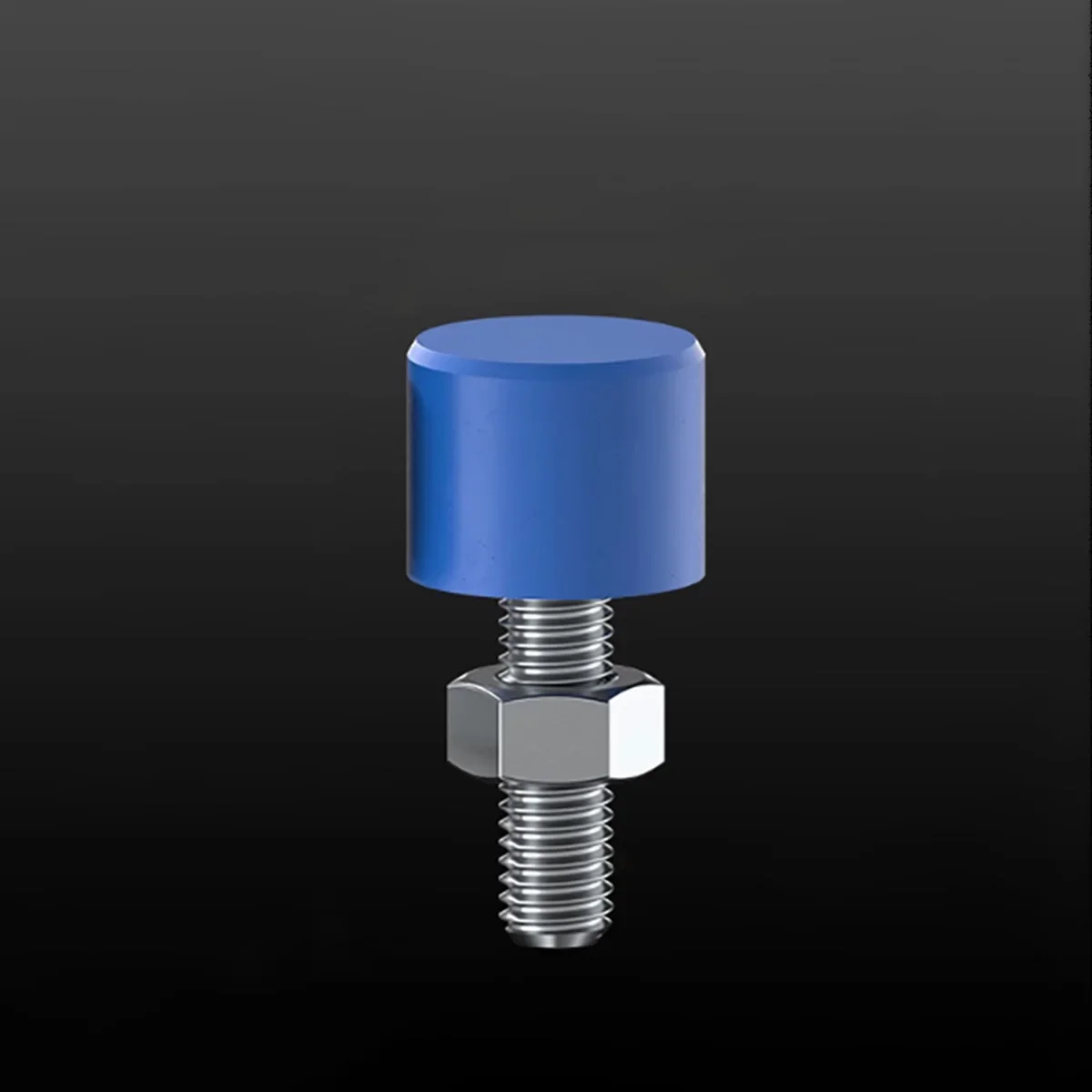 

Shock - Absorbing Polyurethane Stopper Bolts with Front Hexagonal Holes - Soft Rubber Buffer Screws - Ideal for Automated Equipm