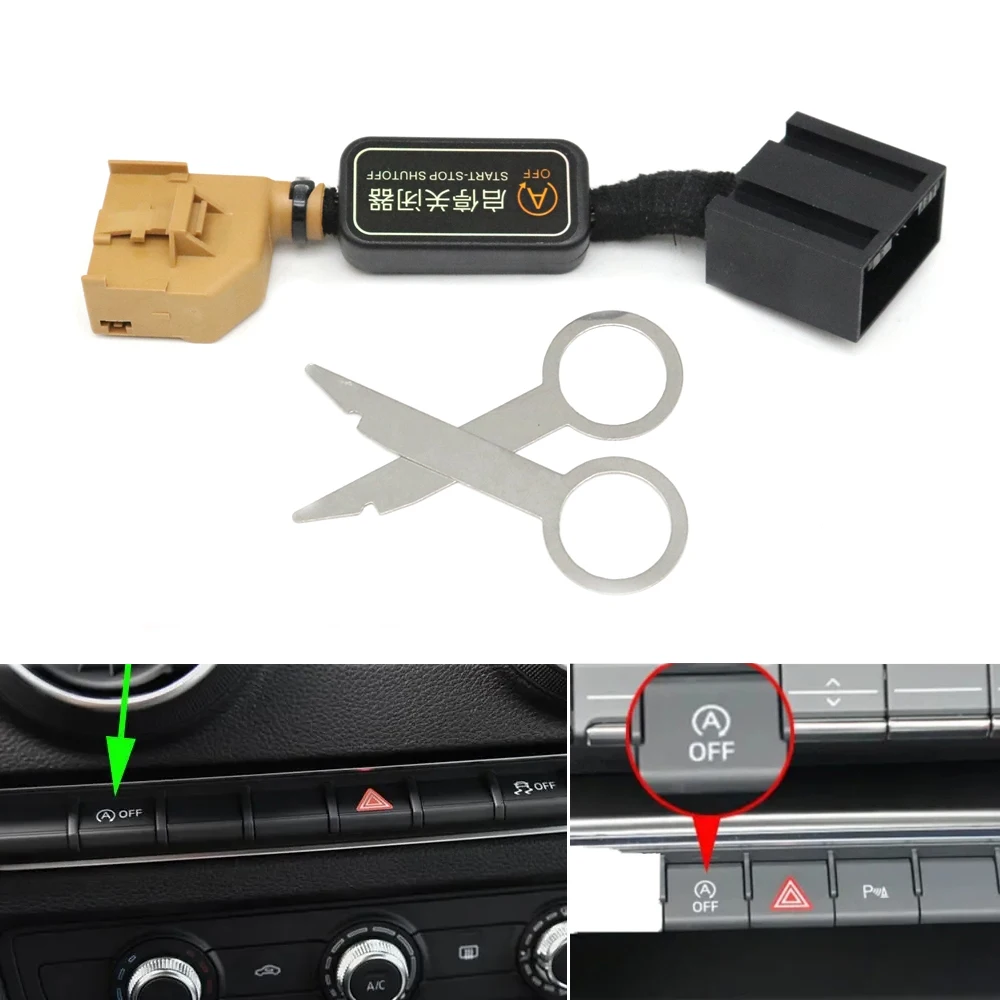 

Car Automatic Start Stop Engine Eliminator Off Closer Canceller Device Control Plug Cable For Audi A3 S3 RS3 8V 8Y 2013-2025