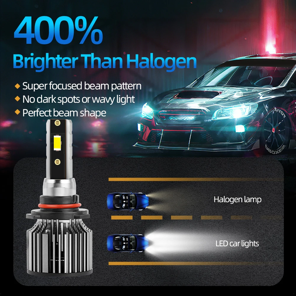 120W 20000lm Canbus H7 LED reflektor samochodowy LED żarówka Turbo lampa samochodowa do VW POLO 2009 2010 2011 2012 2013 2014 2015 2016 2017 — zdjęcie 3
