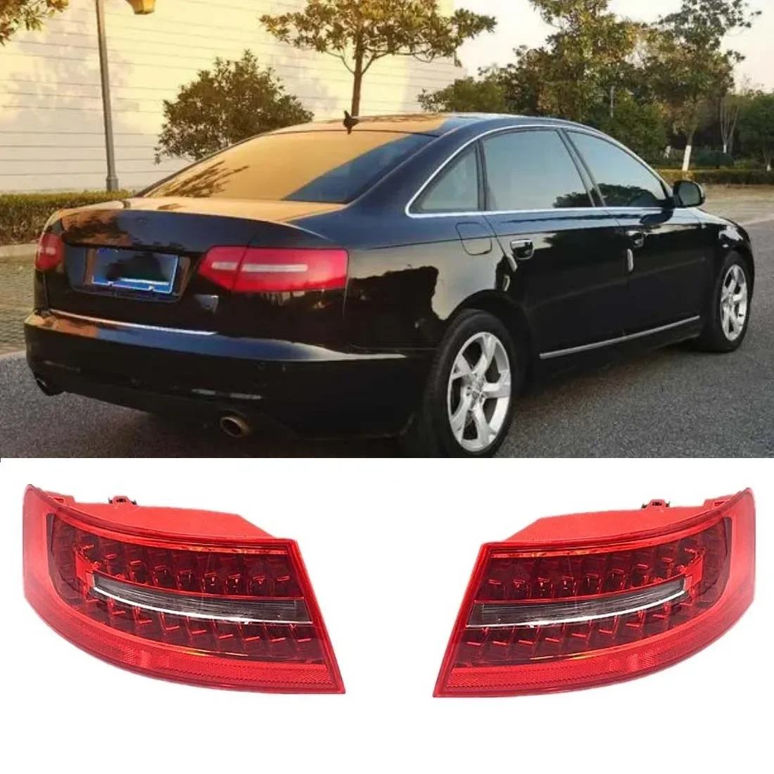 

LED Rear stop Tail Light turn signal for Audi A6 C6 2009 2010 2011