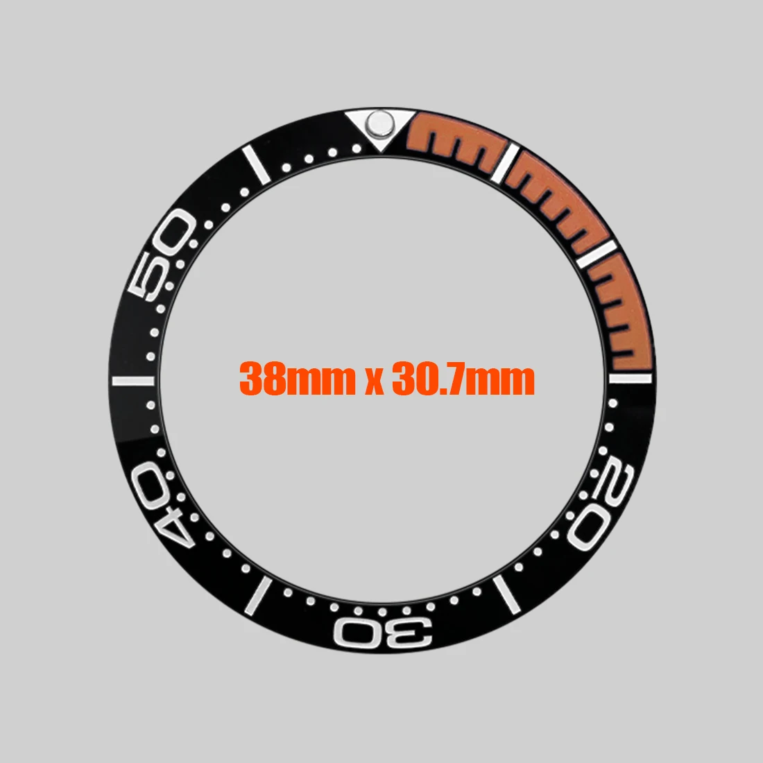 38mm SKX Curved Ceramic Bezel Insert Fit for Sub SKX007 SRPD Seamaster 300 Watch Case Curved Bezel Ring Spare Parts For Watches