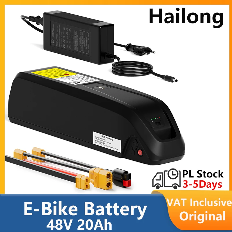 EU-Lager E-Bike-Akku 48V20Ah 48V25Ah 52V20Ah 52V 25Ah für 35A BMS 100-1600W Motor 21700 Zellen Smart E-Bike Hailong Batterien