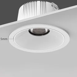 Dimmable COB Bulb Spot Led Plafond Encastrable 18/30w Downlight Aluminum Ceiling Lamp Supermarket Store Corridor Home Decoration