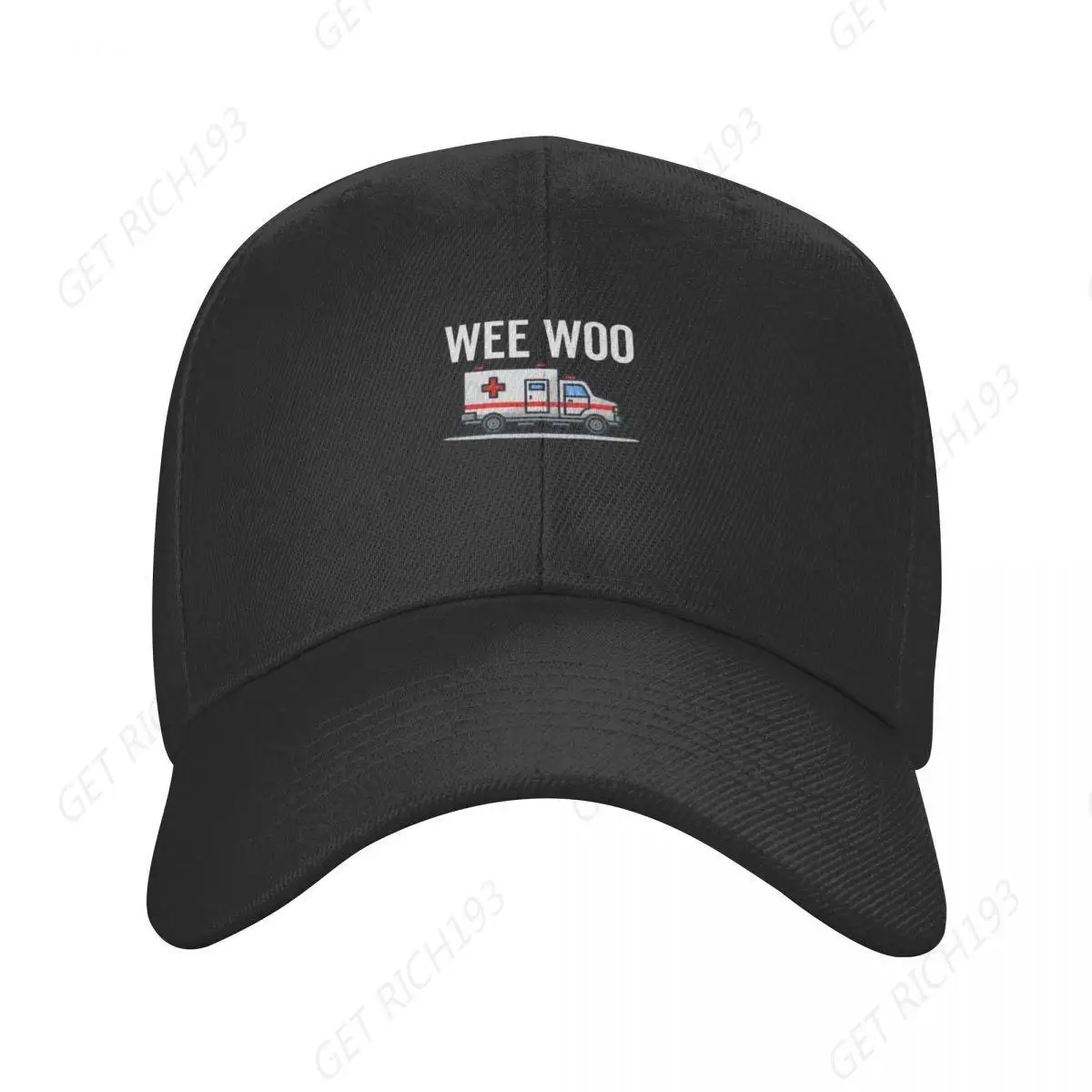 Wee Woo Ambulance Baseball Cap Fashion Beach Sun Cap Trucker Hats For Men Women One Size