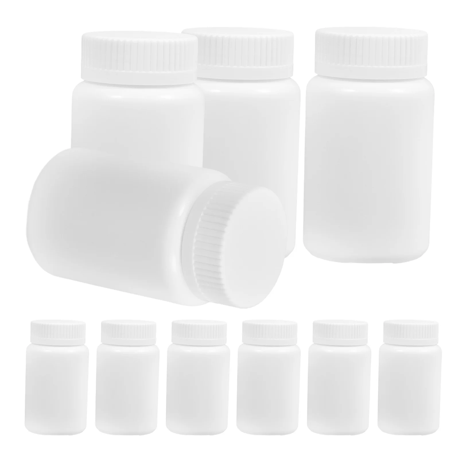 

20pcs White 20ml Sealed Vial Capsule Bottle Container Empty Jars Storage Travel Sample Bottles Pill Boxes Medicine Organizers