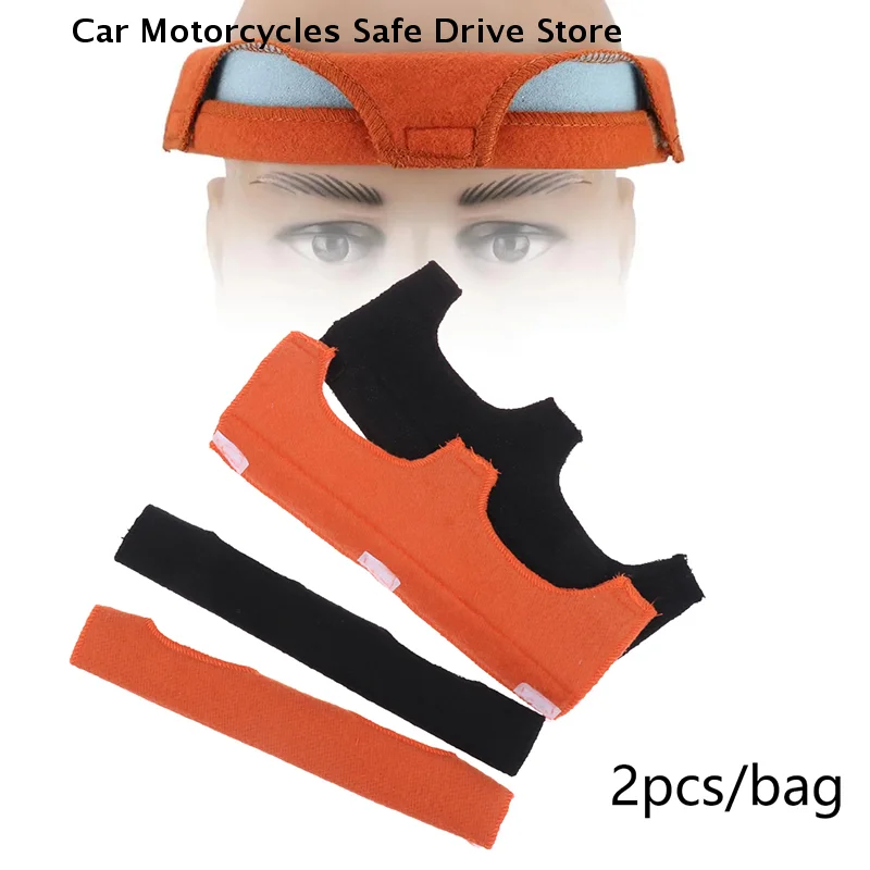 

2pcs Sweat Band for Moto Helmet Sweatbands Hard Hat Welding Sweat Band Cushion Sweatband Helmet Comforter Pad Summer Headband