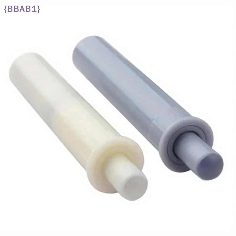 【AB1】10PCS Gray Cabinet Catches White Damper Buffers For Door Stop Kitchen Cupboard Quiet Drawer Soft Close Furniture Hardware