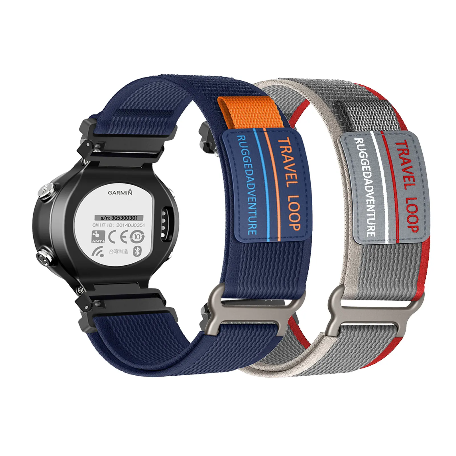 

2pcs Nylon Velcro Bands for Garmin Forerunner 235/230/220/620/630/735XT Strap for Men and Women