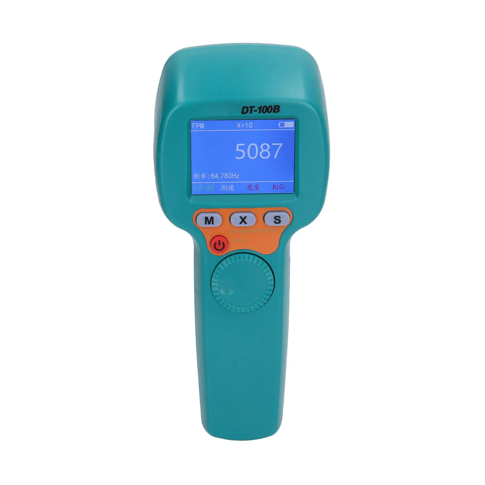 Handheld Stroboscope LCD Display Non Contact Strobe Tachometer High Accuracy ABS Safe 1500 LX LED Light for Lathes