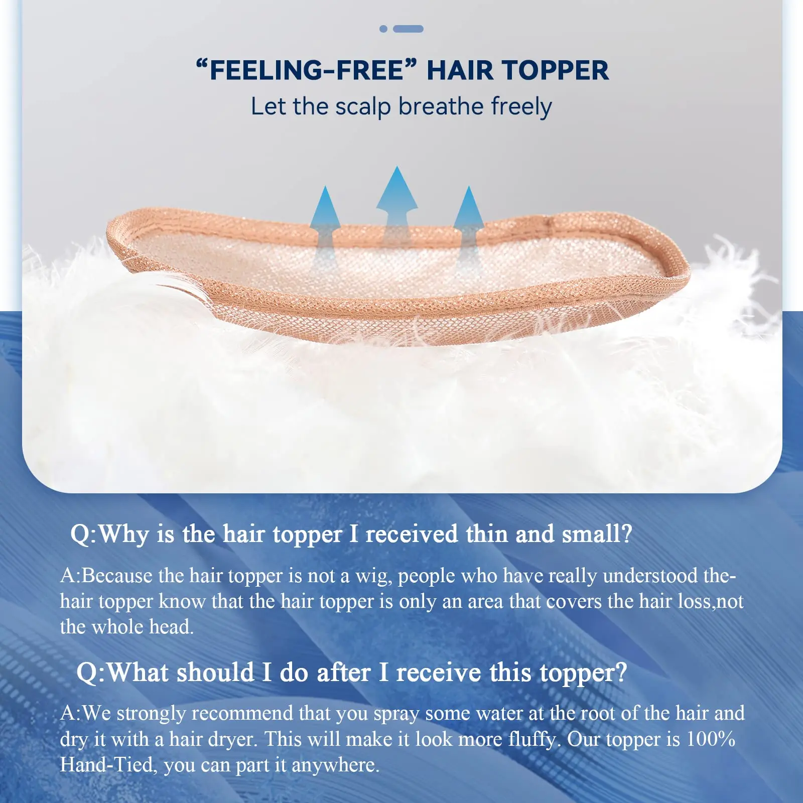 ท็อปเปอร์ผมแท้ 100% สีบลอนด์ แบบแบ่งกลาง สำหรับผู้หญิง พร้อมฐานลูกไม้ ติดกิ๊บ ต่อผมแบบธรรมชาติ สีแพลตตินั่ม