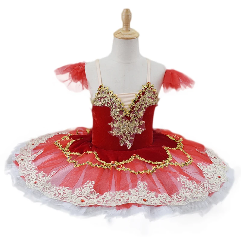 

2023 Professional Ballet Tutu Girls Platter Pancake Tutu Ballerina Party Dress Adult Women Child Kids Ballet Dance Costume