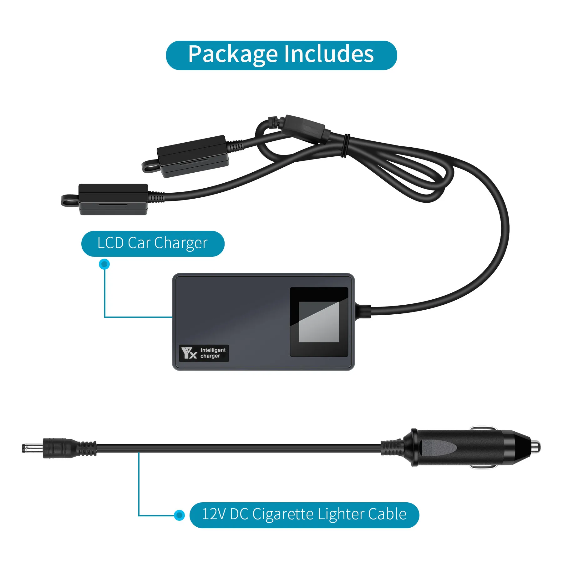 Caricabatteria da auto con display digitale per DJI Mavic Air 2 /Air 2S caricabatteria da veicolo con telecomando Hub di ricarica intelligente portatile