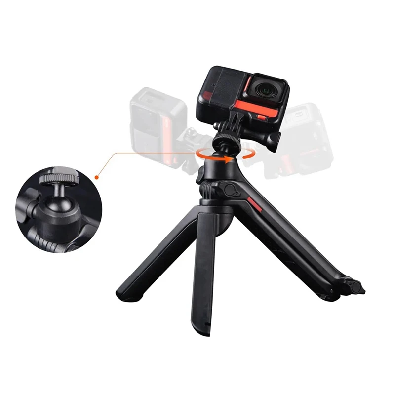 Per Insta360 treppiede portatile pieghevole Selfie Stick Tri-Fold comodo treppiede Magic Arm