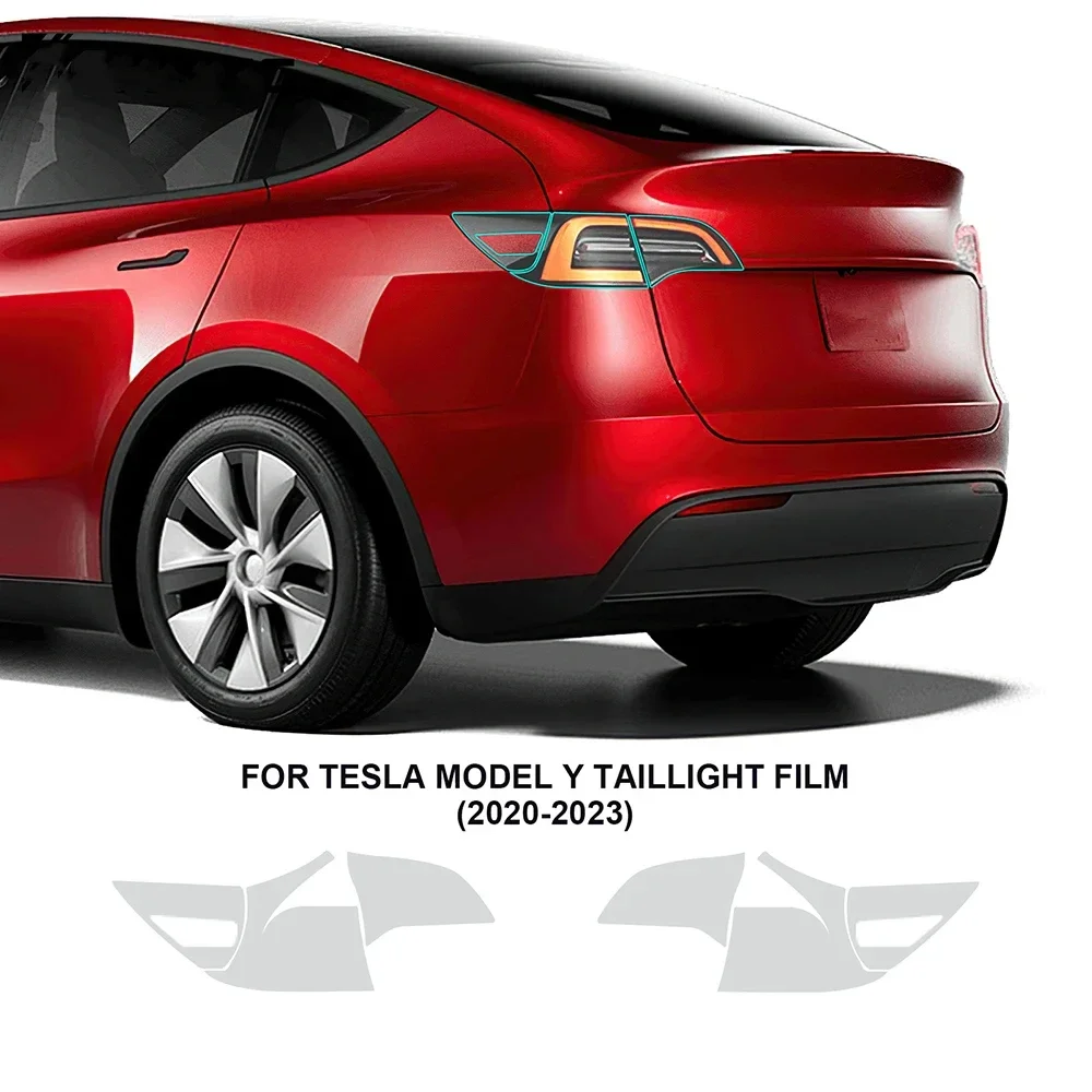 TPU Protective Film For Tesla Model 3 Model Y 2017-2024 Highland Front Door Rear Door Extended Bumper Lamp Invisible Car PPF