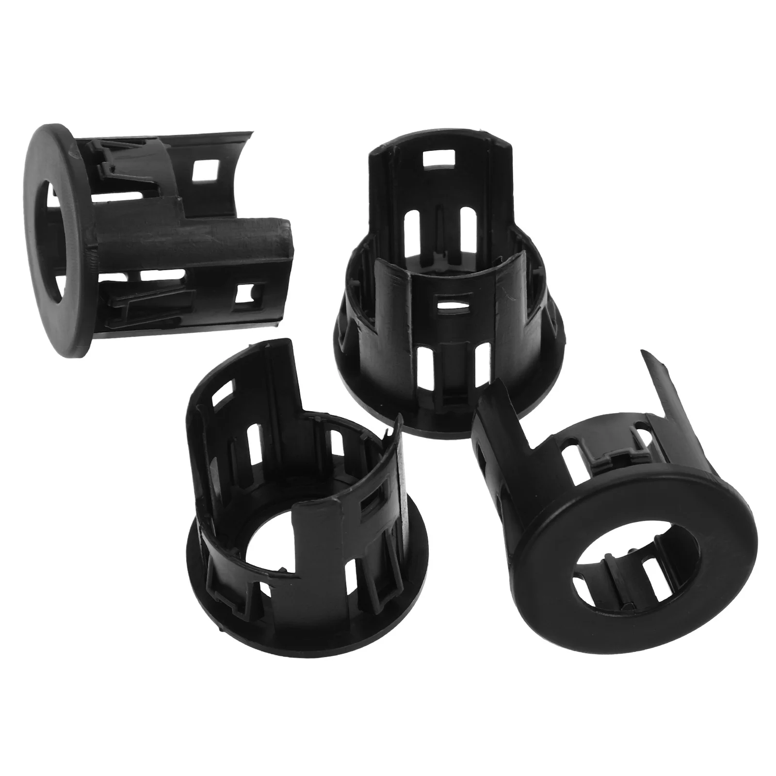 

4 шт., комплект крепления датчика парковки, задний парковочный аппарат для RAM 1500 5ls52tzzaa, фиксатор резервного датчика, кронштейн заднего бампера, черный