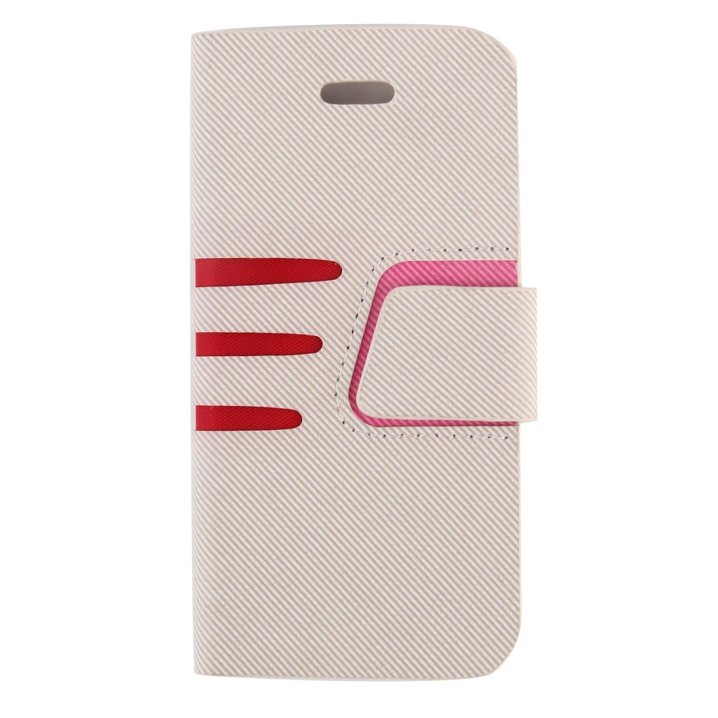 Fashionable Design Phone Case New Diagonal Pattern PU Leather Case Phone Protective Cover For iPhone 5