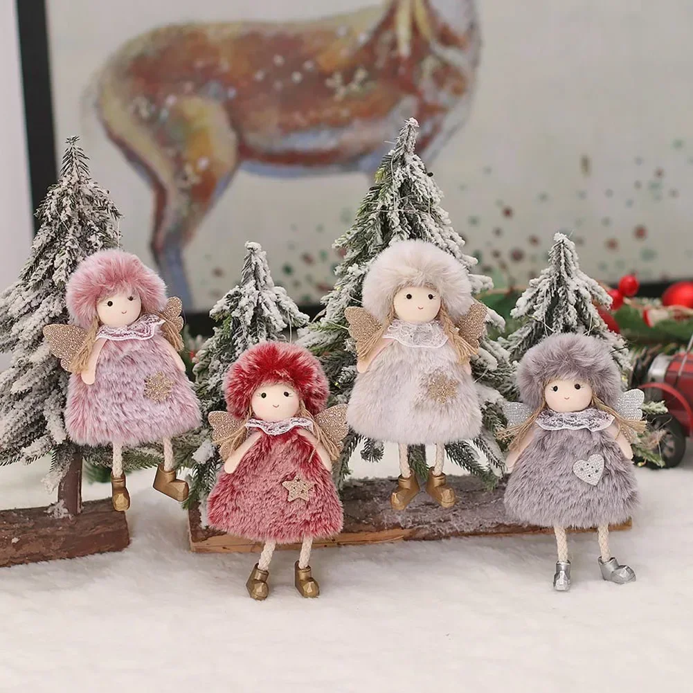 2025 New Year Gifts Cute Christmas Angel Doll Xmas Tree Ornament Decor Christmas Decoration For Home Natal Navidad 2024 Decora