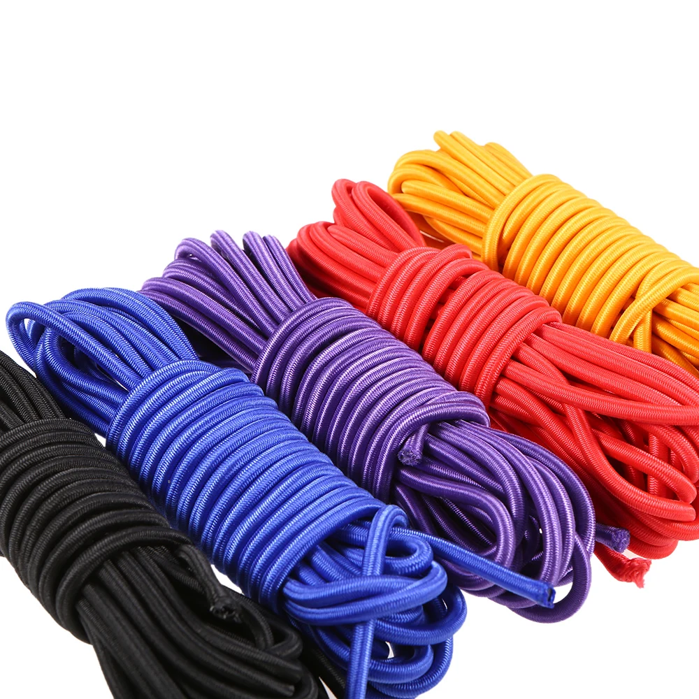 5 Meters 4mm / 5mm Kayak Boat Elastic Bungee Cord Rope Create Paddle Holders Add Deck Rigging Secure Rear in Kayaks