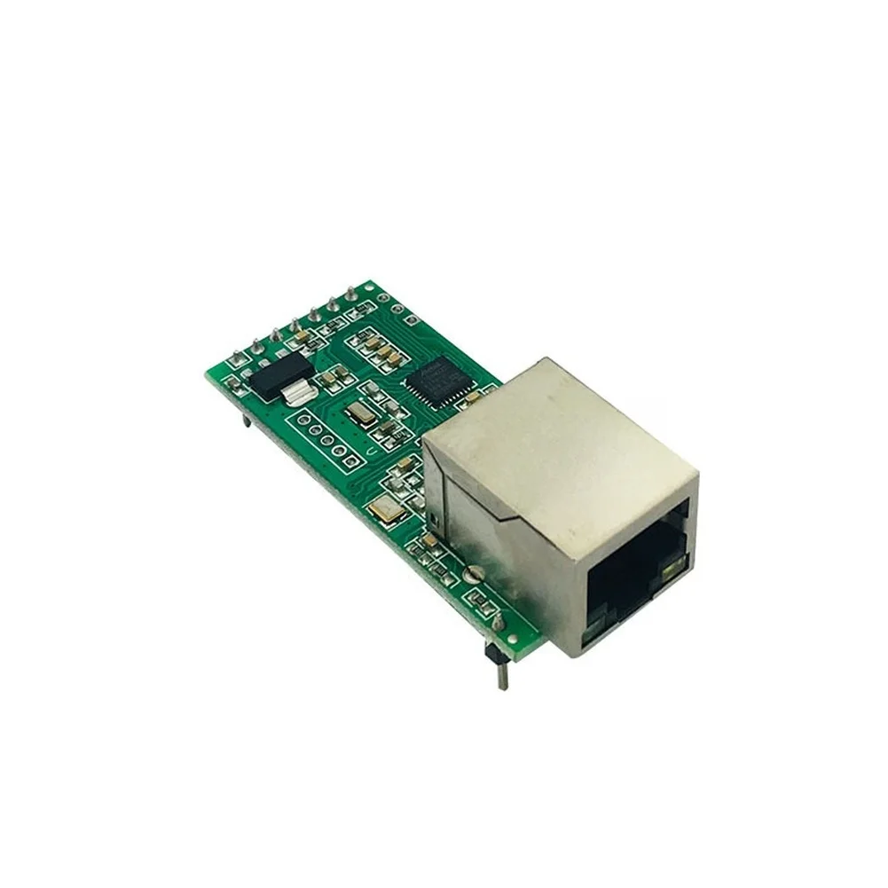 For RJ45 Ethernet Serial Module For TTL Interface Converter for TCP UDP Server Applications Baud Rate 1200-256000bps