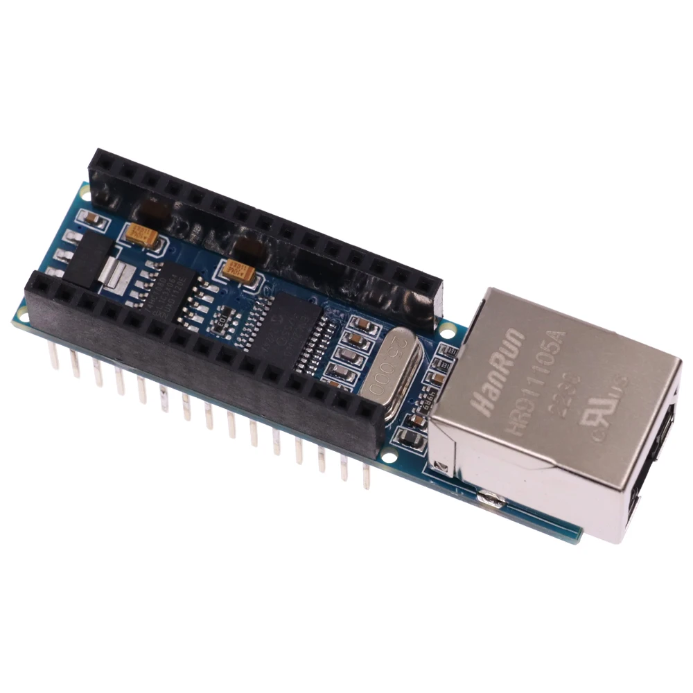 1pcs ENC28J60 Ethernet Shield V1.0 HR911105A For Arduino Kit + 1pcs Compatible CH340G Nano V3 3.0 RJ45 Webserver Module