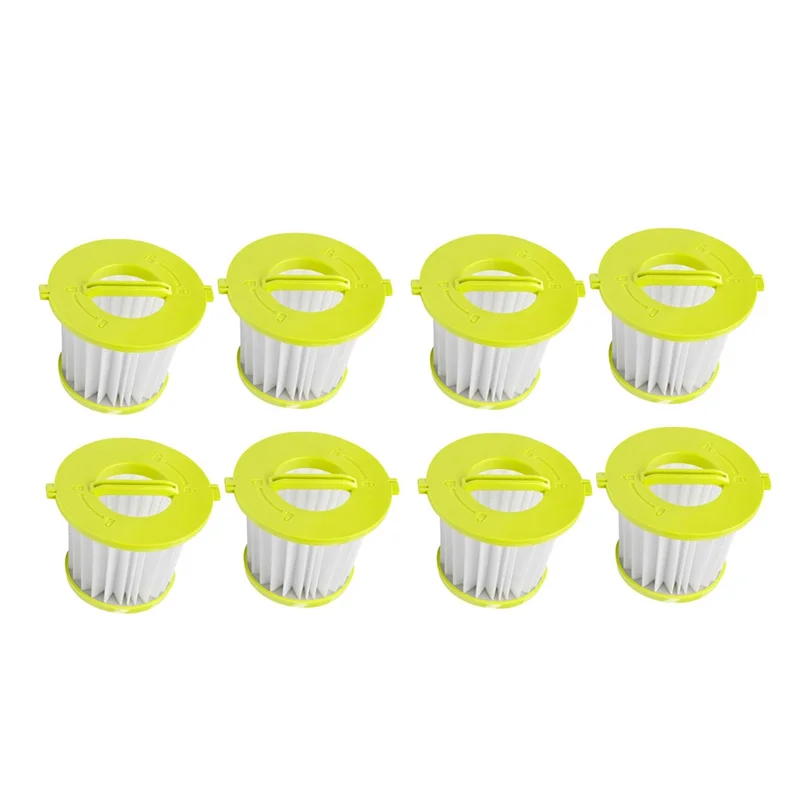 8Pcs Replacement Filter for Ryobi PCL700 PCL704 CL705 Handheld Vacuum Cleaner Replacement Filters Vacuum Cleaner