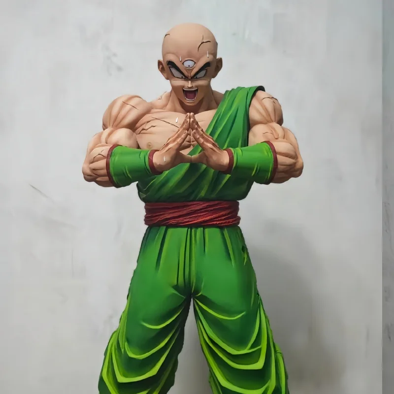 Dragon Ball Z Tien Kendhan Action Figure, Anime Statue, Tien Kendhan, Kikoho, Collection Model Toys Gifts, 32cm, 12.6"