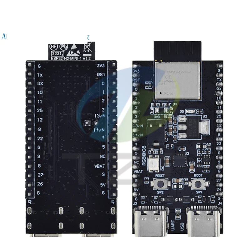 ESP32-H2-DevKitM WiFi+Bluetooth Série H2 Thread/Zigbee/BLE ESP32-H2 ESP32-H2-DevKitM-1-N4 ESP32-H2-MINI-1 Pour Arduino