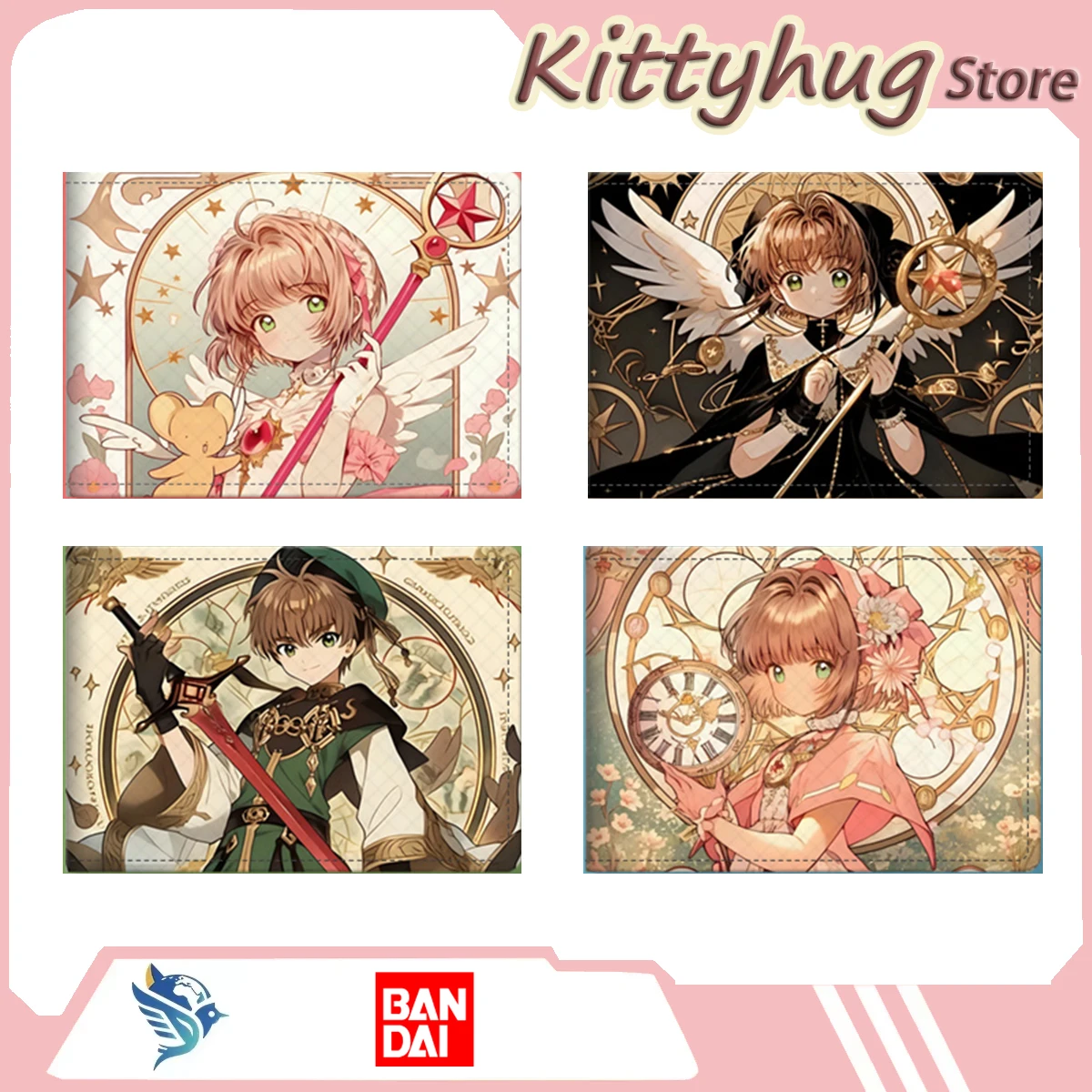 

Cardcaptor Sakura Cute Car Driver'S License Protective Cover Cartoon Identity Document Card Cover Anime Peripheral Girl'S Gift