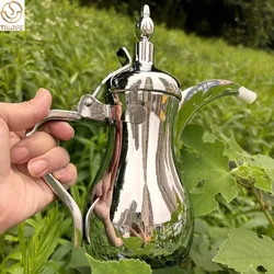 500/700ML  Arabic Coffee Kettle, Golden Silver Coffee Pots, Narrow Teapot , Long-mouthed Tea Kettle, Portable Coffee Maker