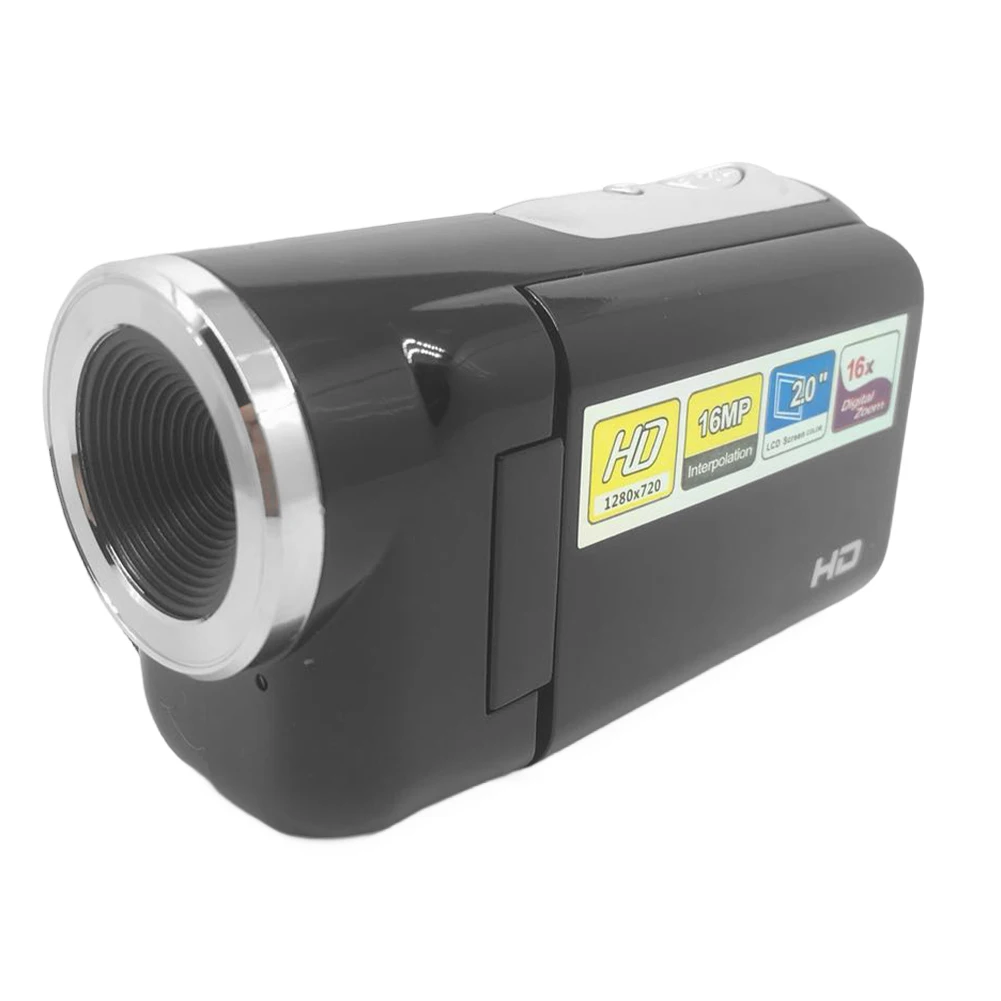 كاميرا فيديو DV محمولة 16MP 720P مع كابل USB كاميرا فيديو رقمية 2.0 بوصة TFT شاشة ملونة 16X تكبير رقمي للطلاب المراهقين #4