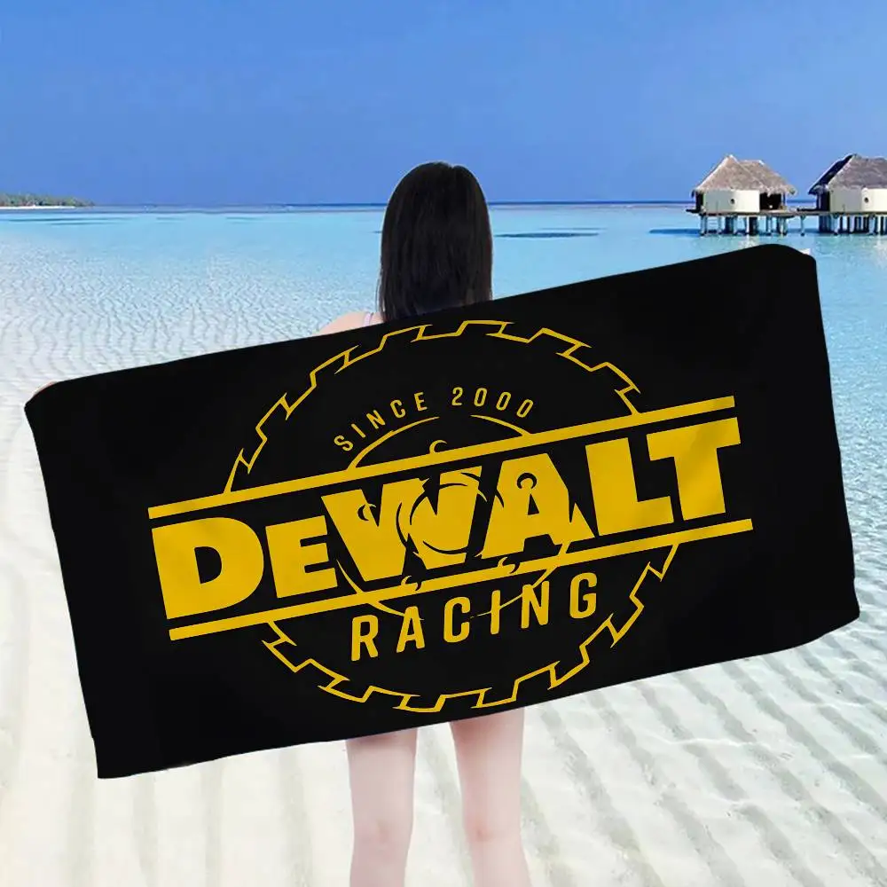 D-Dewalts Beach Towel Colorful Bath Towels For Girl Microfiber Quick Dry Custom Sand Free Beach Yoga Spa Gym Pool