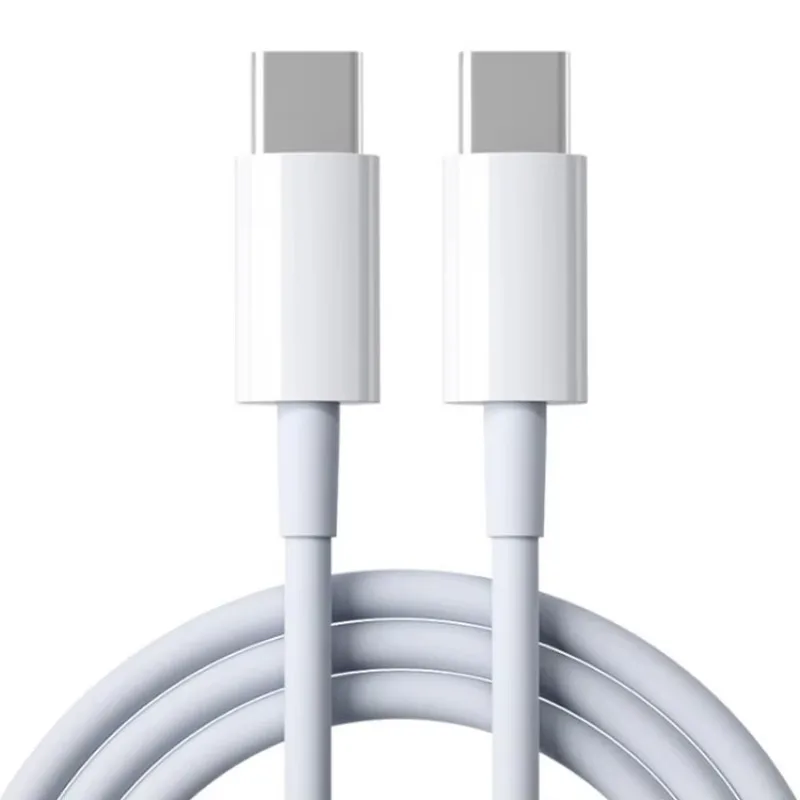 60W 100W USB‑C To USB‑C Fast Charging Cable 3A 5A Type C To Type C High Speed Charger Cord For Samsung S21 S20 Note 20 All Type‑