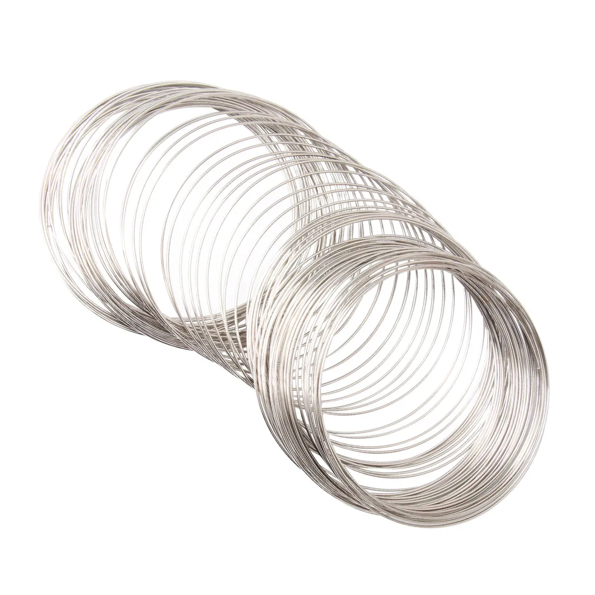 

1Set Steel Wire Bracelet Wire Silver Premium Material DIY Jewelry Making Supplies for Women Girls Lightweight Portable Classic