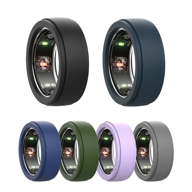 Q1W2 ฝาครอบซิลิโคนกันรอยขีดข่วนสำหรับ Rings Generation 3 ปลอกป้องกันฝุ่น