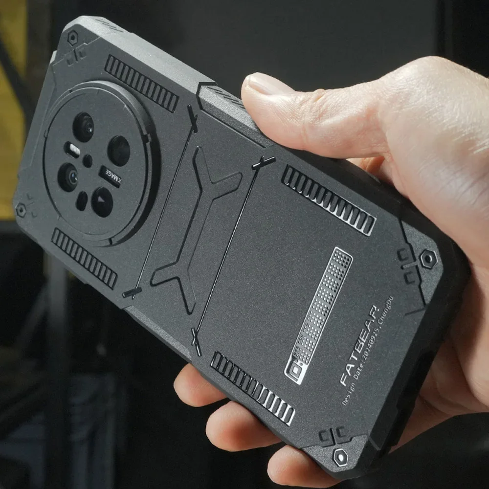 

Противоударный защитный чехол FATBEAR в стиле милитари для HUAWEI Mate 70 Pro Plus/Mate 70 Pro+ Capa Funda