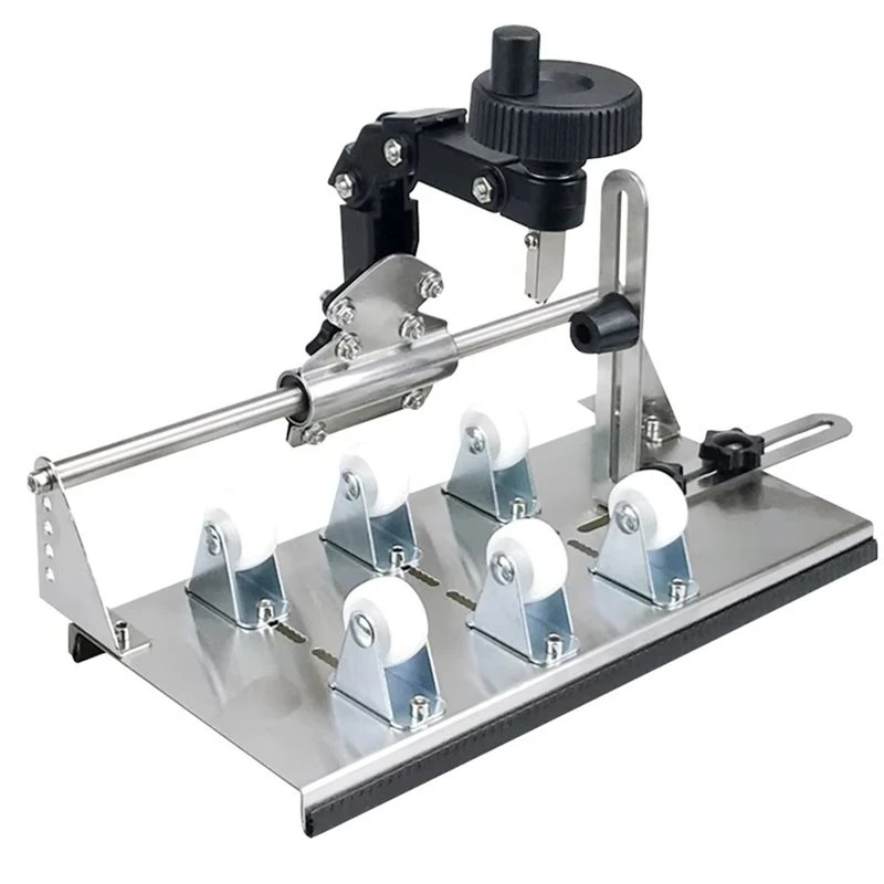 ABUH-Glass Bottle Cutter Professional DIY Glass Cutting Tool With Accessories For Square, Round Bottles And Bottleneck